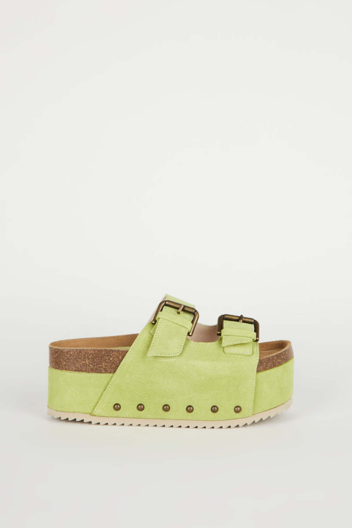 INTENTIONALLY __________. COOPER-2 Suede Platform Sandal - Image 42 of 42