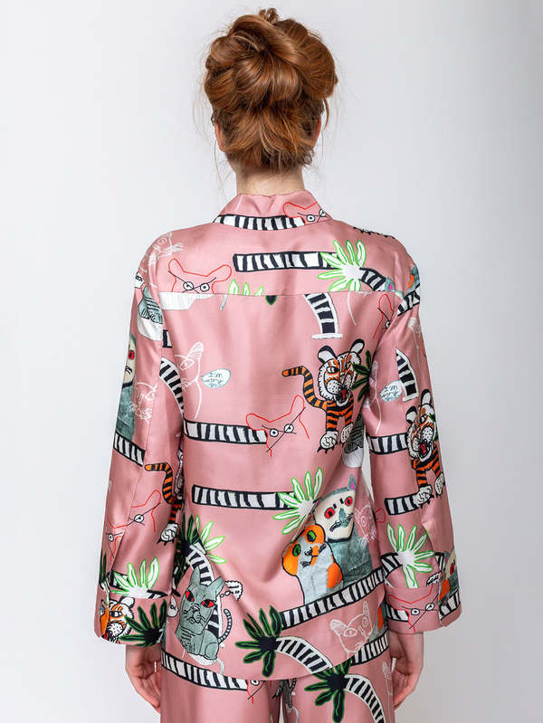 Odeeh Cats & Tigers Blouse