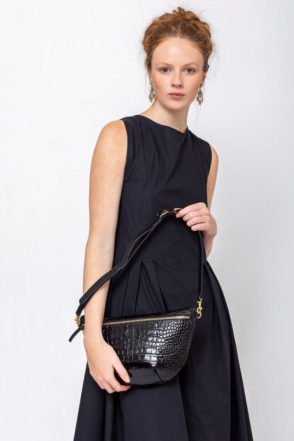 Clare V. Grande Fanny Bag - Congo Croco