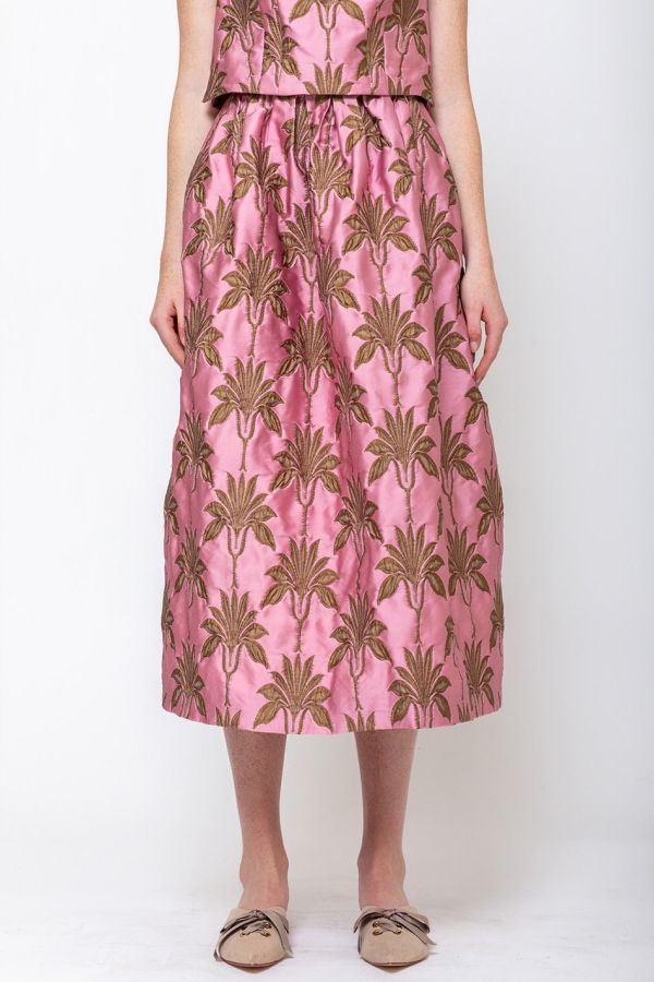 Odeeh Matelassè Palm Skirt