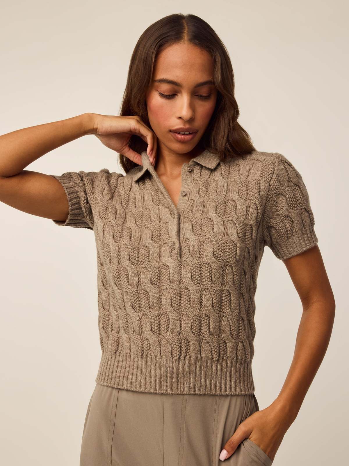 GREYSON Bardot Luxe Sweater Polo - Image 1 of 6