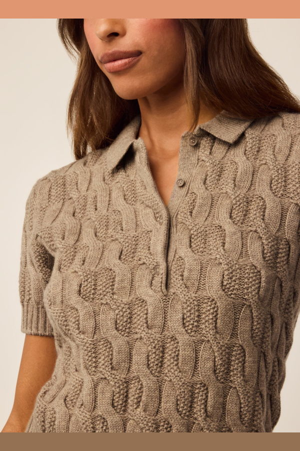 GREYSON Bardot Luxe Sweater Polo