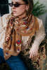 Maison Lecomte Flament Wool Silk Blend Bandana Scarf - Thumbnail 3