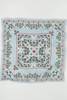Maison Lecomte Flament Wool Silk Blend Secret Garden Ciel Bandana - Thumbnail 1