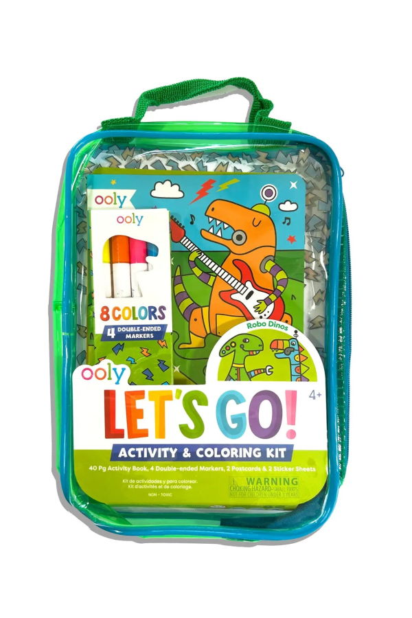 KIDS Ooly Let's Go! Robo Dinos Activity & Color Kit