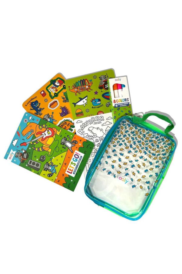 KIDS Ooly Let's Go! Robo Dinos Activity & Color Kit