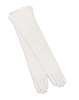 Cynthia Rowley Bea Long Leather Gloves - White - Thumbnail 1