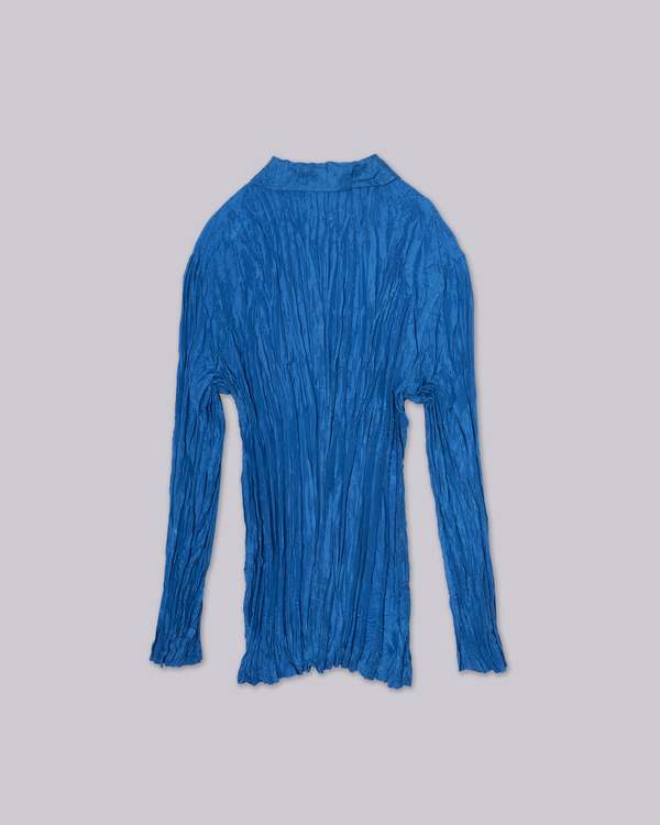 SAYAKA DAVIS NEW YORK Hand Pleated Shirt - Cerulean