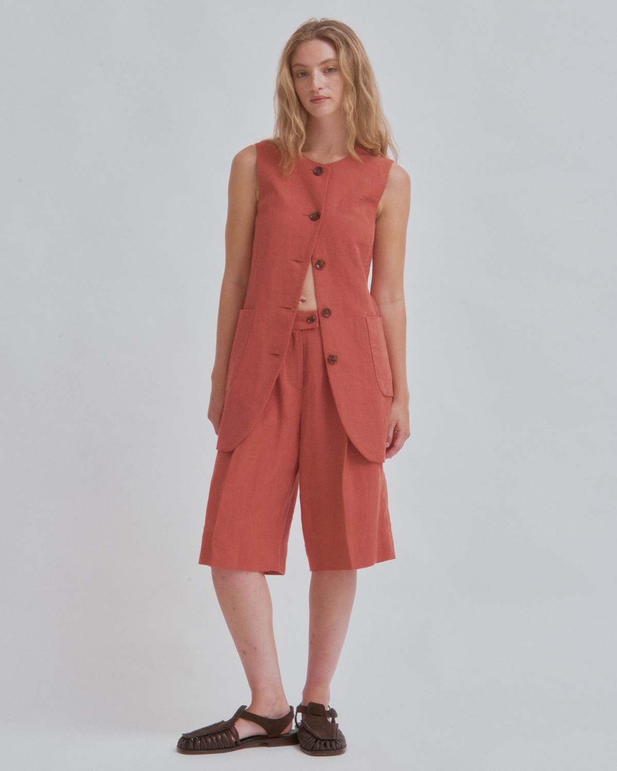 Sayaka Davis New York Shorts - Clay - Image 2 of 6