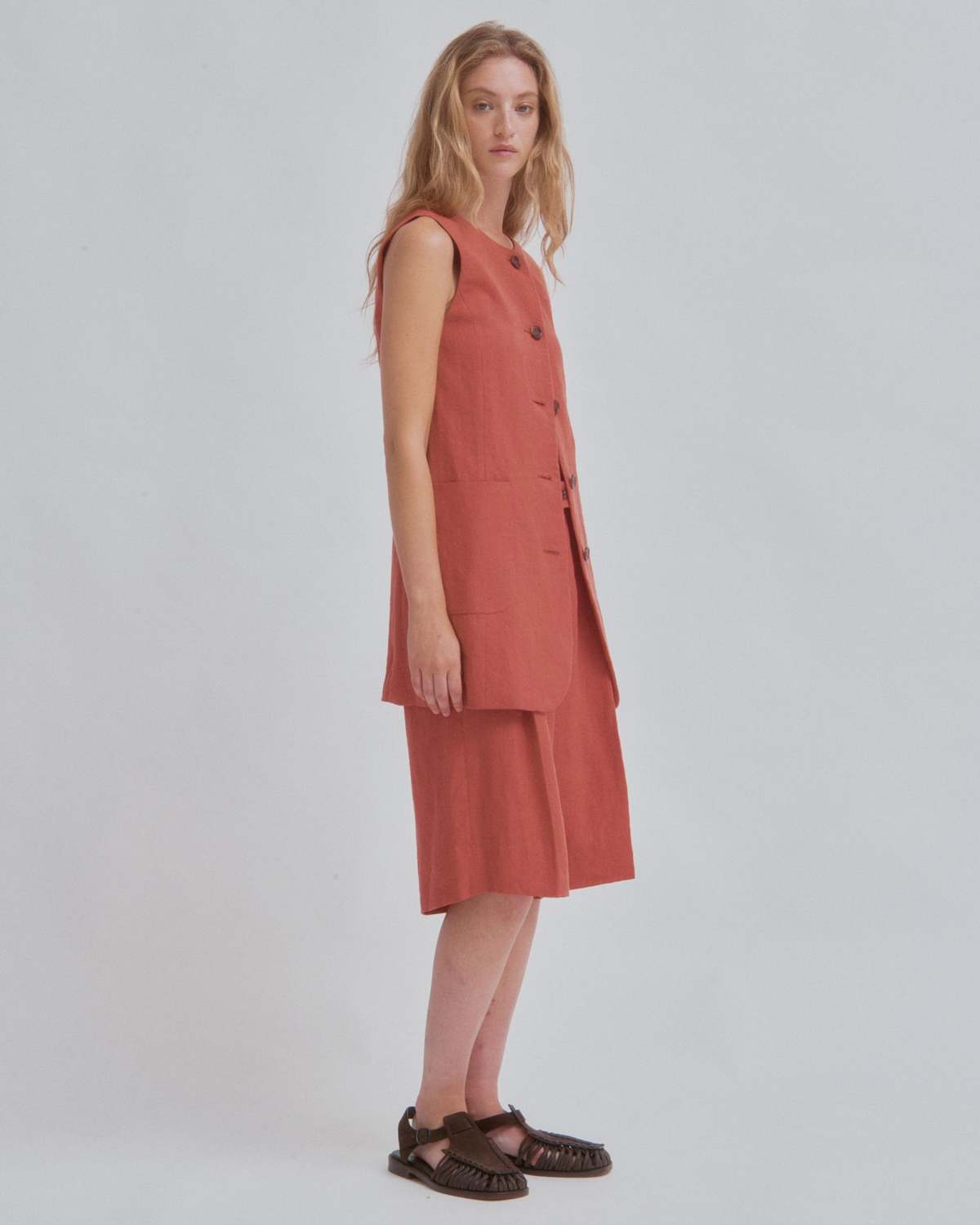 Sayaka Davis New York Shorts - Clay - Image 3 of 6