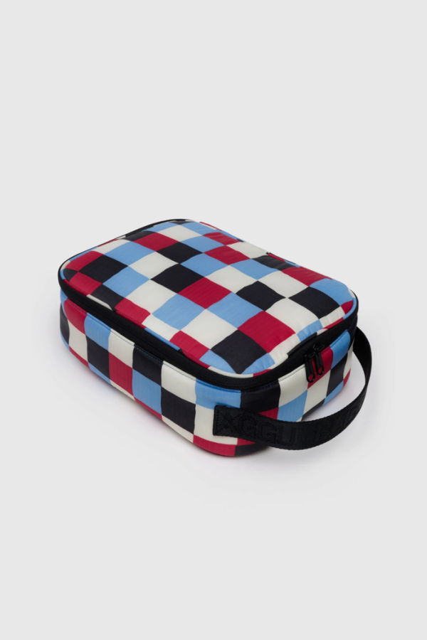 BAGGU Painted Check Lunch Box