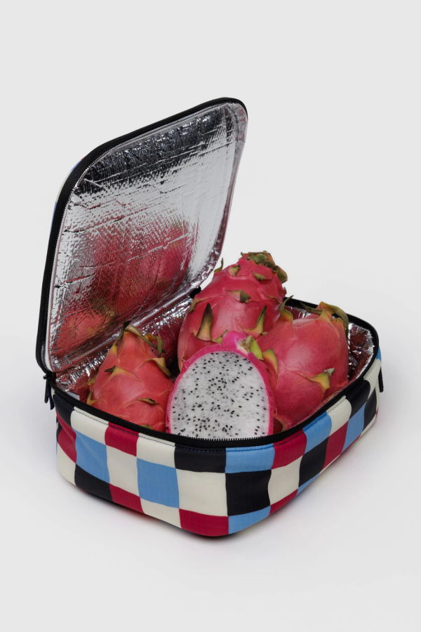 BAGGU Painted Check Lunch Box