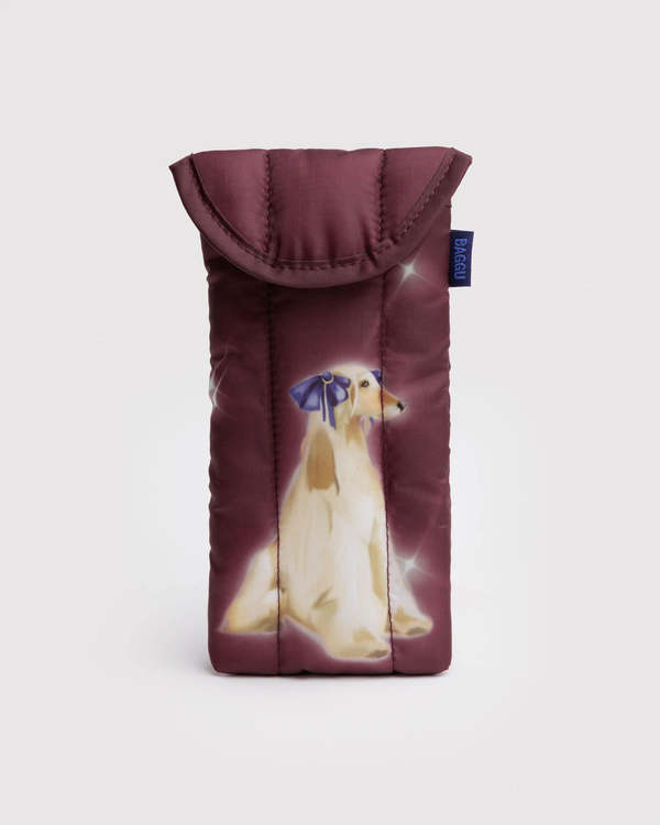 BAGGU Puffy Glasses Sleeve - Fancy Dogs