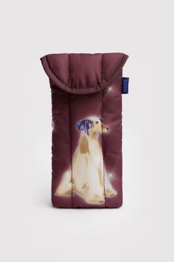 BAGGU Puffy Glasses Sleeve - Fancy Dogs