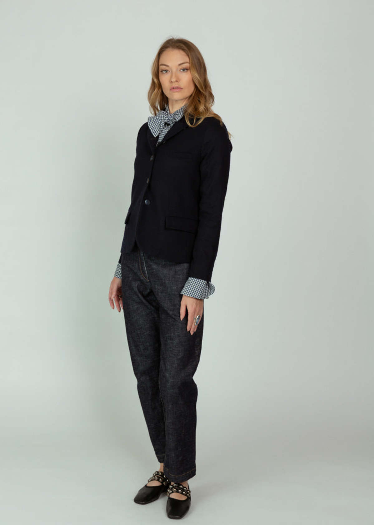 Mona Thalheimer Marlene Blazer - Navy - Image 2 of 5