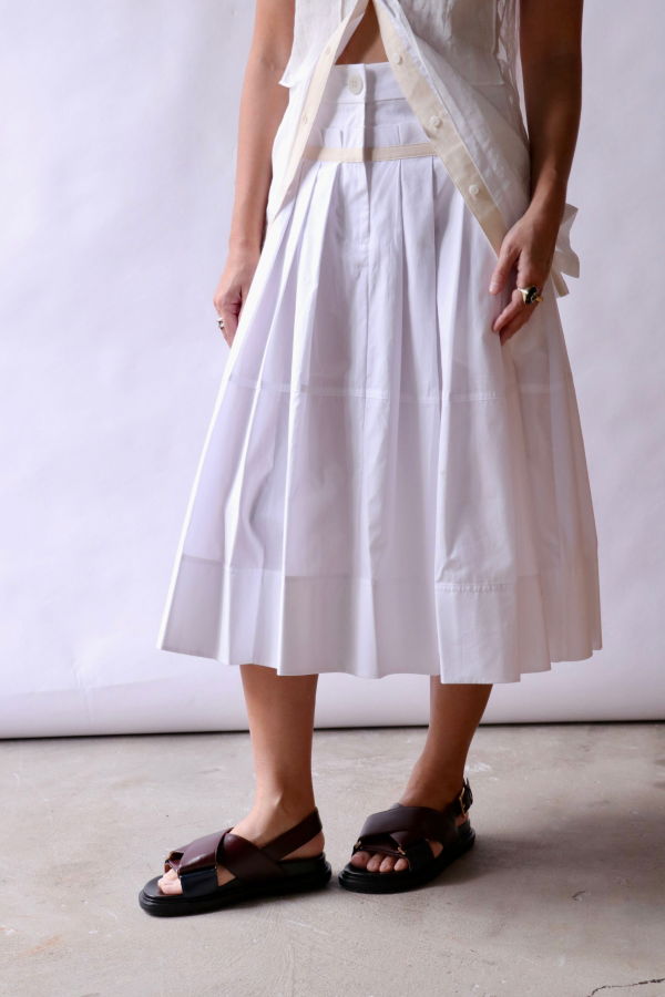 Lee Mathews Charlotte Pleat Skirt