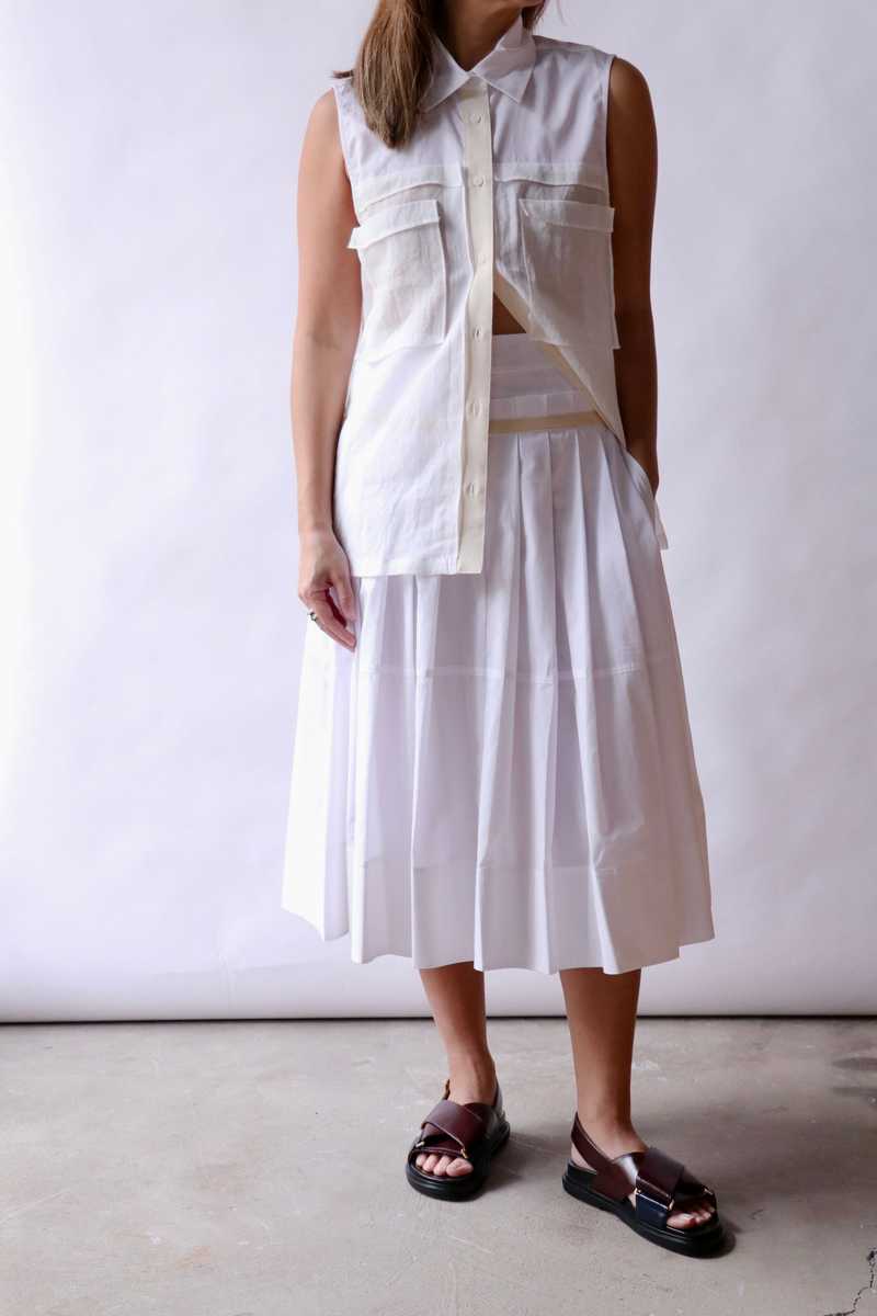 Lee Mathews Charlotte Pleat Skirt