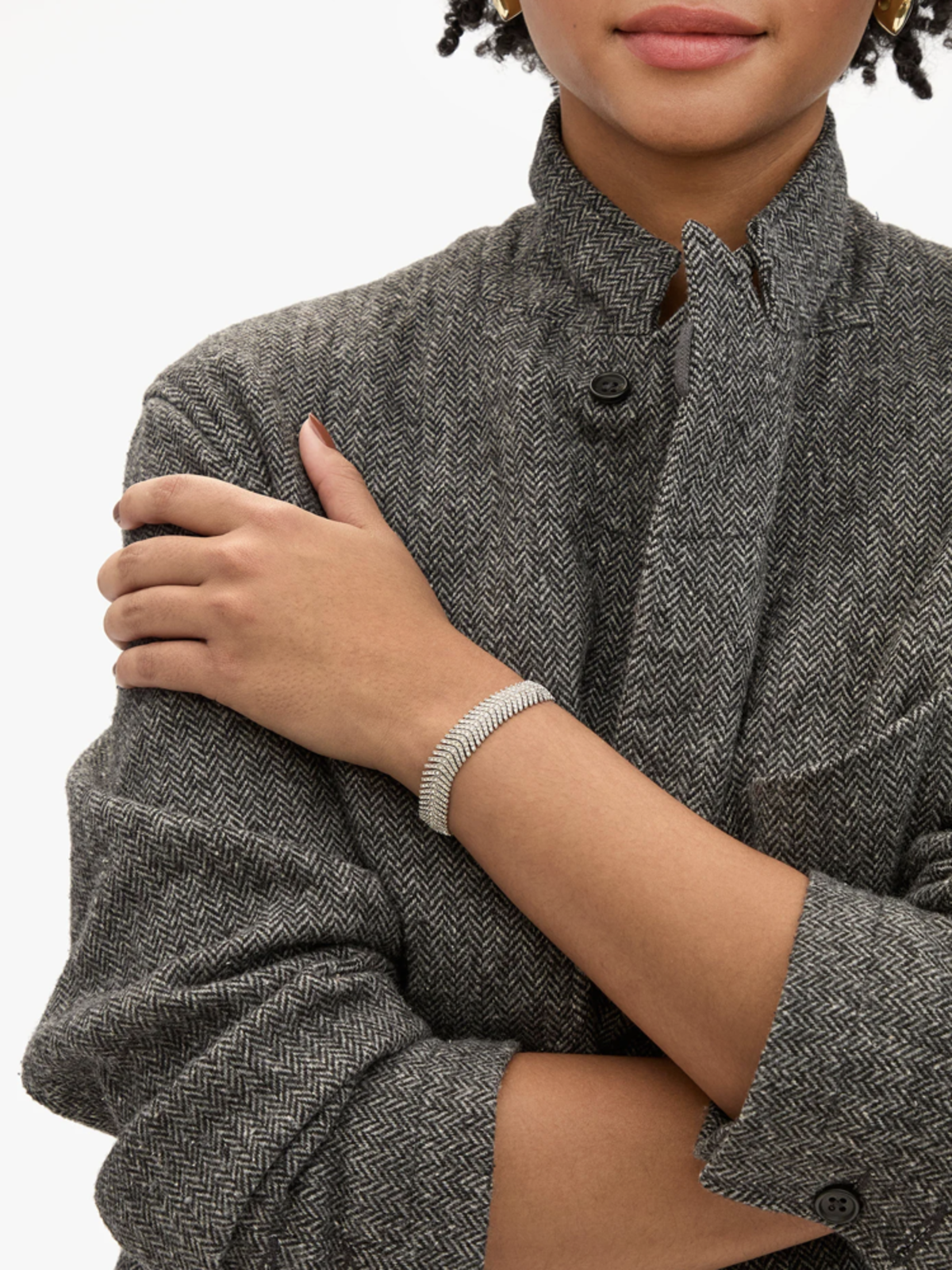 Clare V. Herringbone Bracelet - Image 1 of 3