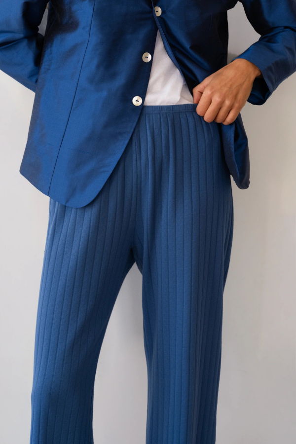 Donni. The Pointelle Simple Crop Pant Pants