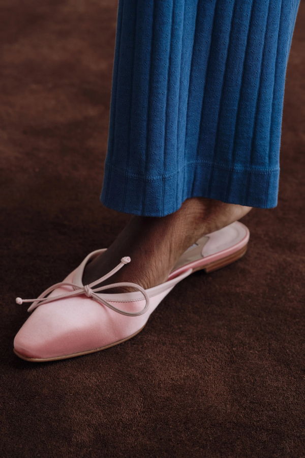 Donni. The Pointelle Simple Crop Pant Pants