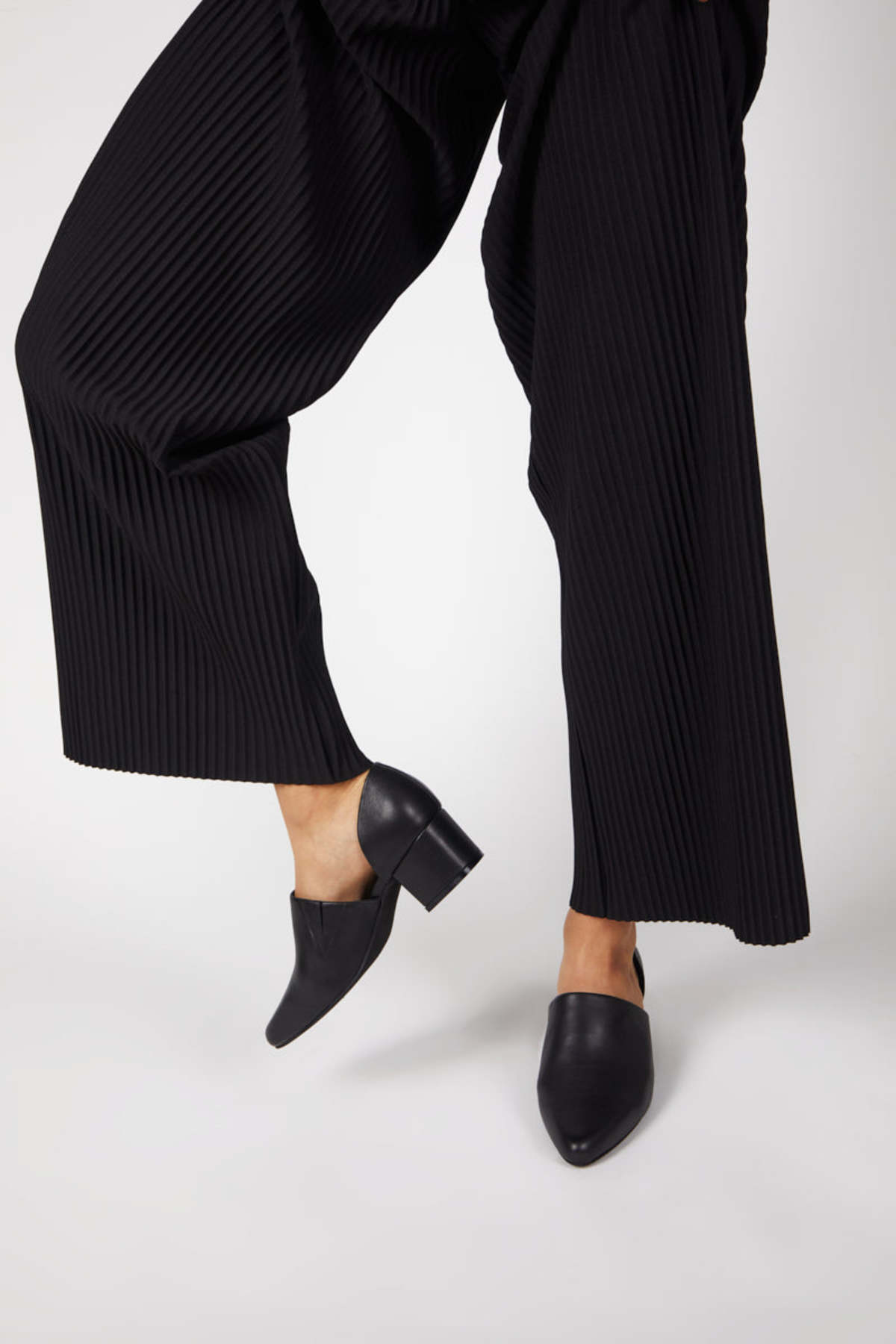 "INTENTIONALLY __________." Perf-Hi Heel - Black - Image 2 of 13