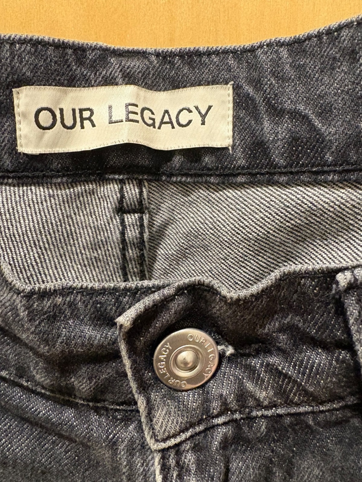 Our Legacy Third Cut Denim Supergrey Wash Jeans - Image 3 of 8