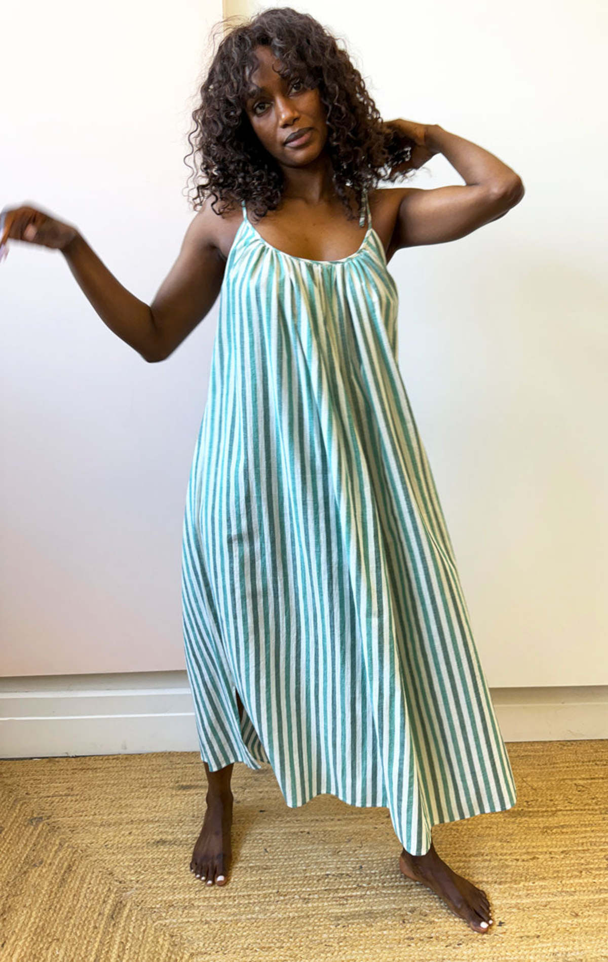 Two Shoulder Tie Dress - Image 1 of 5