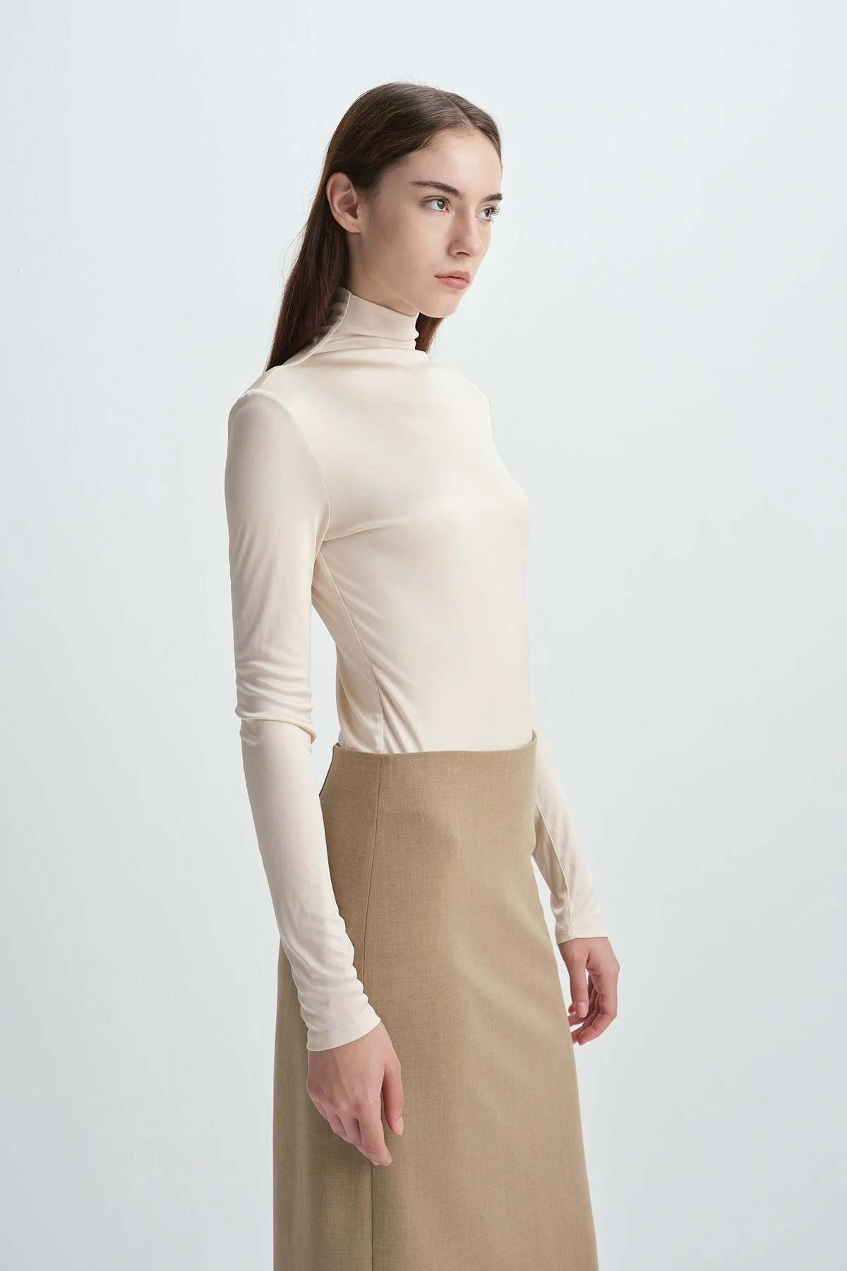Sophie Rue Nicola Turtleneck Top - Butter Cream - Image 3 of 5