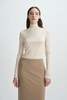 Sophie Rue Nicola Turtleneck Top - Butter Cream - Thumbnail 4