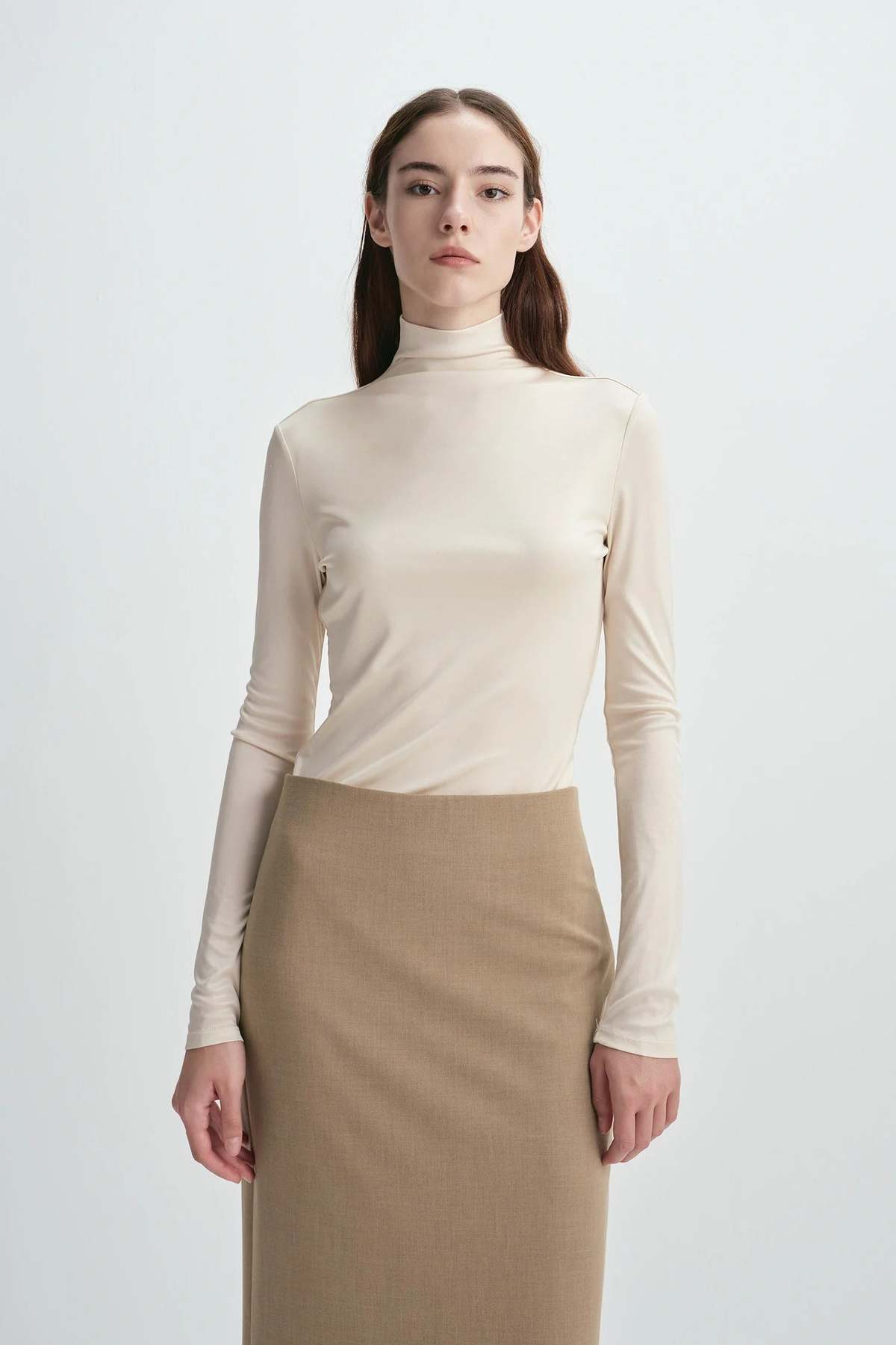 Sophie Rue Nicola Turtleneck Top - Butter Cream - Image 4 of 5