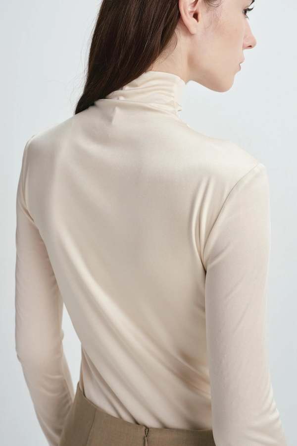 Sophie Rue Nicola Turtleneck Top - Butter Cream