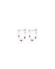 gigi CLOZEAU Classic Gigi Earrings - Galaxy/Silver - Thumbnail 1