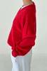 Le Bon Shoppe James Mohair Sweater - Red - Thumbnail 2