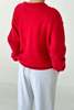 Le Bon Shoppe James Mohair Sweater - Red - Thumbnail 3