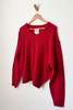 Le Bon Shoppe James Mohair Sweater - Red - Thumbnail 6