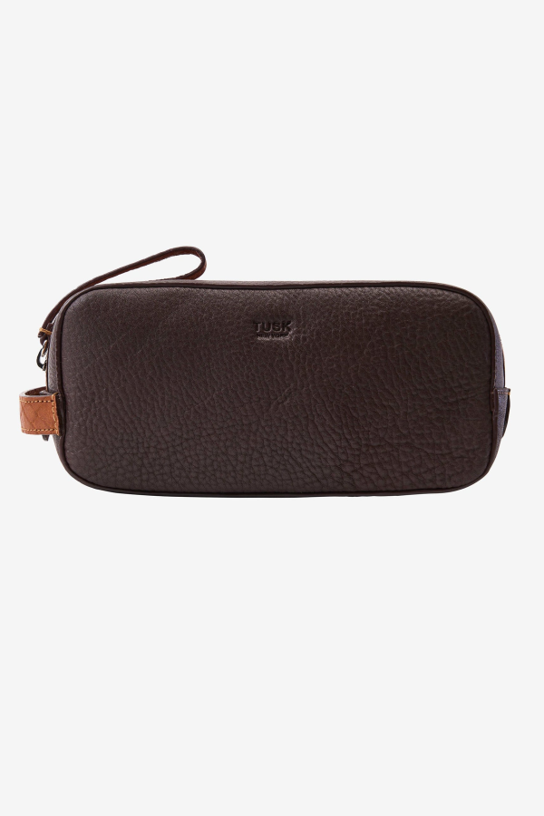 Tusk Ascot Toiletry Case - Chocolate