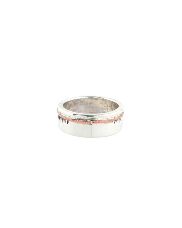 NORTH WORKS Copper Line Ring - Silver