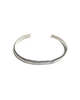 NORTH WORKS Stamp Bangle Bracelet - Silver - Thumbnail 1