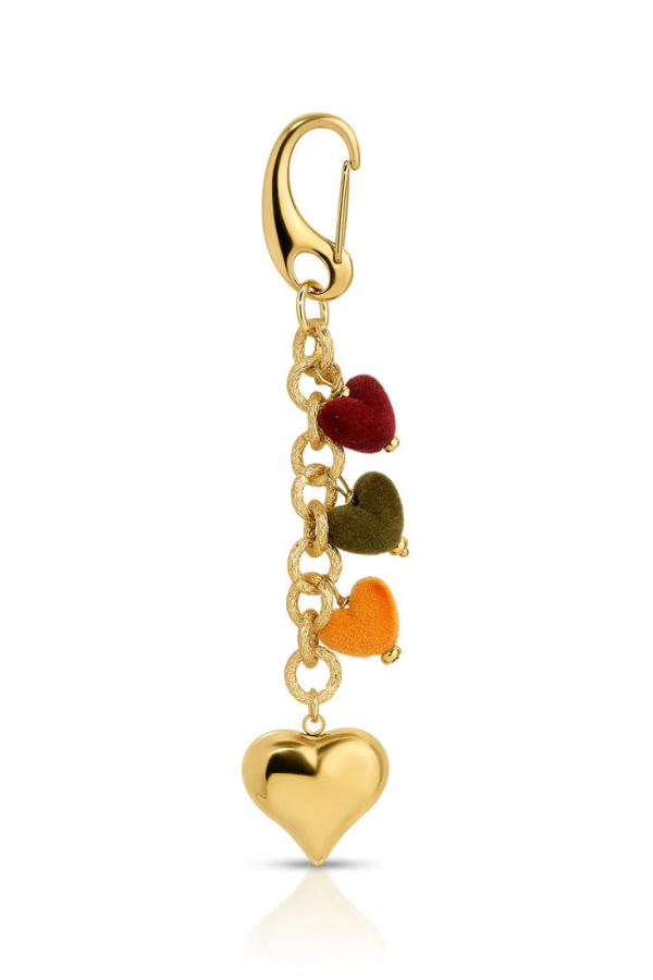 Jurate Adore You Purse Charm 18kt Gold Plated