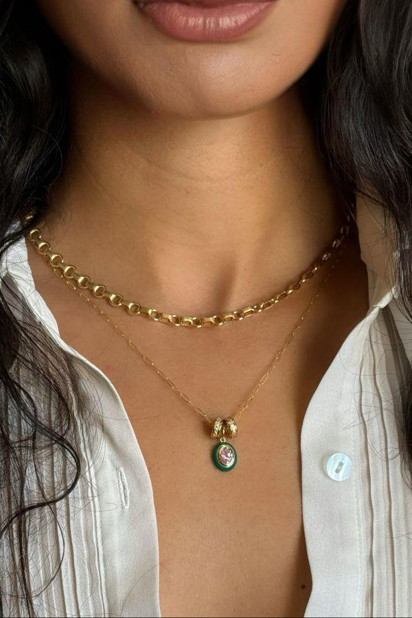 Jurate Adorn Charm Set Necklace