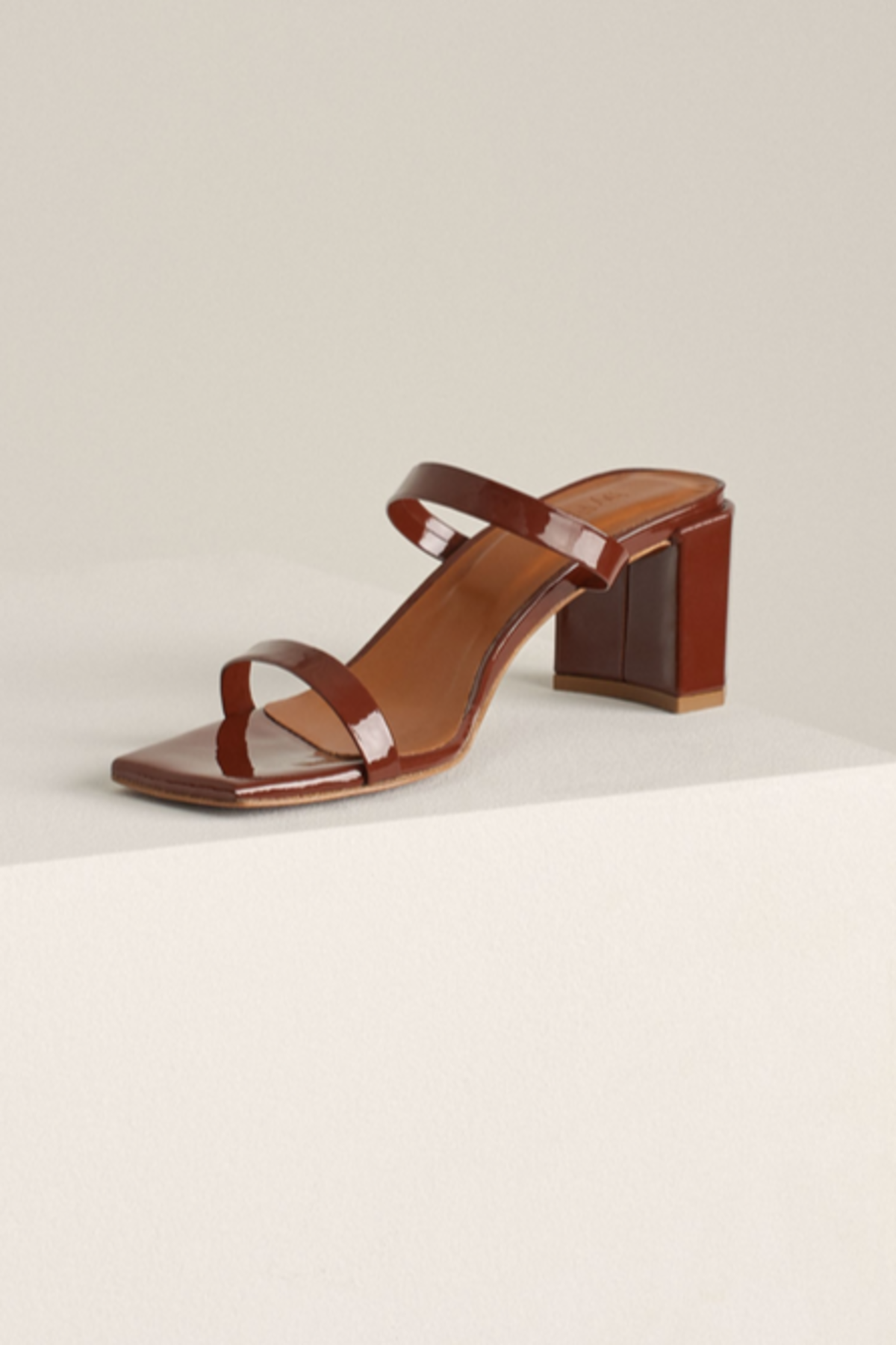 By Far Tanya Sandal - Brown Patent | Garmentory