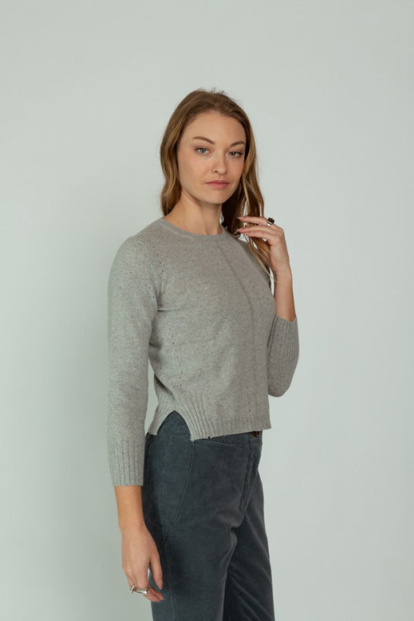 H+ Hannoh Wessel Cashmere Wool Krezenzia Pullover - Gray