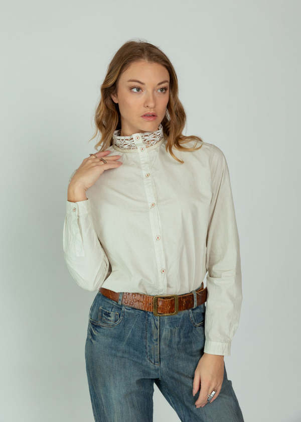 H+ Hannoh Wessel Cleo Cotton Shirt - Sand
