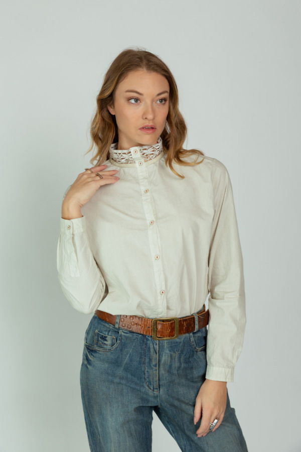H+ Hannoh Wessel Cleo Cotton Shirt - Sand