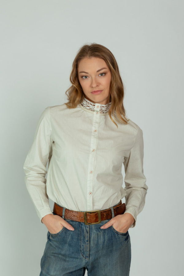H+ Hannoh Wessel Cleo Cotton Shirt - Sand