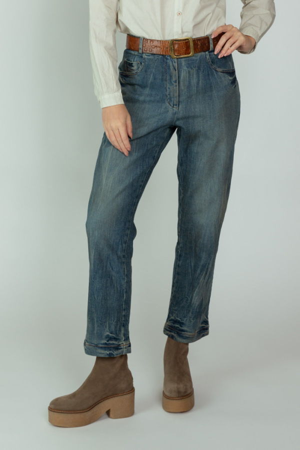 H+ Hannoh Wessel Prunella Pants - Stoned Denim