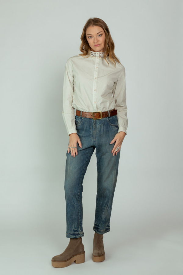H+ Hannoh Wessel Prunella Pants - Stoned Denim