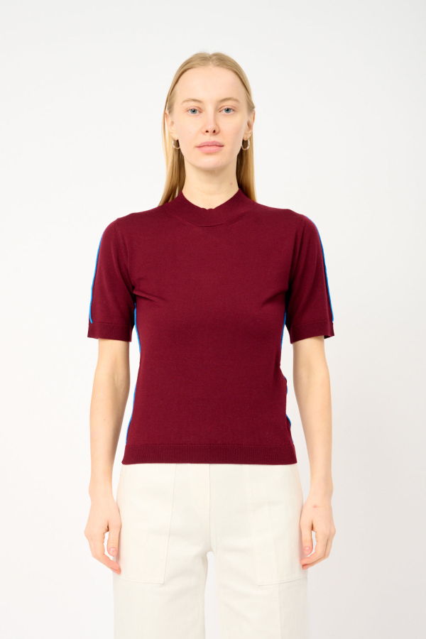 ISSUE TWELVE The Cecily Top - Burgundy