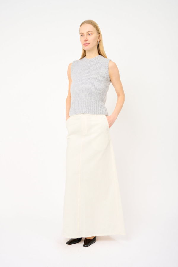 ISSUE TWELVE Chloe Skirt - White
