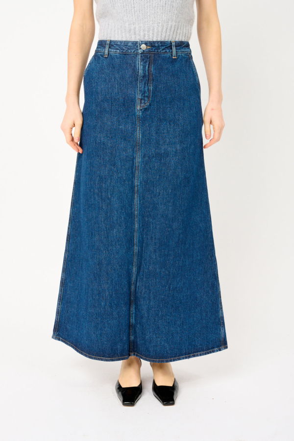 ISSUE TWELVE Chloe Skirt - Indigo